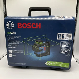 NEW Bosch GLL300-42GL Green Laser 360 Degree 3 Plane Leveling & Alignment Laser - Picture 1 of 8