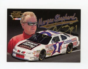 Morgan Shepherd 1997 Ultra Update Autogramme Auto handsigniert Fleer Embossed COA - Bild 1 von 3