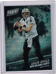 2017 BLACK FRIDAY DREW BREES SAINTS RAPTURE CARD#2 /10