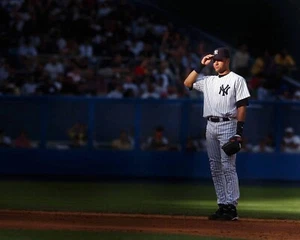 Derek Jeter on Field Spotlight New York Yankees 8x10 MLB Baseball Photo - Picture 1 of 1