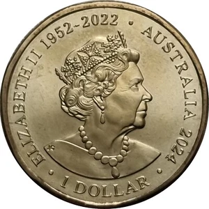 2024 QEII Memorial Effigy Australian Women's AFLW Premiership $1 Uncirculated - Picture 1 of 2