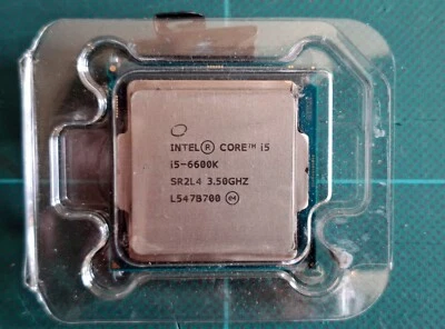 Intel core i5-6600k CPU boxed with original Intel cooling fan. 3.9GHz, LGA1151 - Image 1 of 3