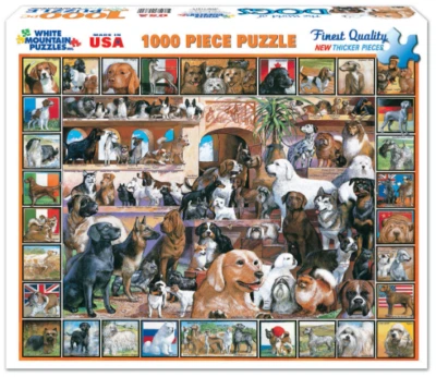 World of Dogs 1000-teiliges Puzzle 760 mm x 610 mm (WMP)