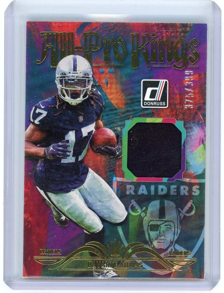 2023 DONRUSS #APK-3 DAVANTE ADAMS JERSEY #375/399 (LAS VEGAS RAIDERS) 060125 - Image 1 of 1