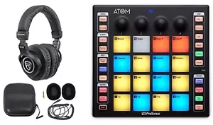PRESONUS ATOM 16 Pad USB MIDI RGB DJ Controller+Studio One Software+Headphones - Picture 1 of 12