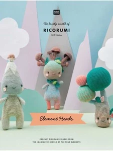 Rico Ricorumi Element Heads Pattern Book Crochet Amigurumi - Picture 1 of 1