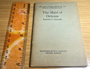 Little Blue Book 378 THE MAID OF ORLEANS M. Samuels 1923 * Haldeman-Julius - Bild 1 von 8