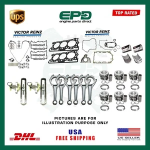 LAND ROVER JAGUAR 306DT 3.0L DIESEL V6 ENGINE GASKET SET + PISTONS & REBUILD KIT - Picture 1 of 1