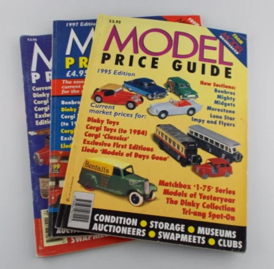 3 x Model Price Guide Magazines, Issues 1993, 1995, 1997 - Model Collector Corgi - Image 1 of 4