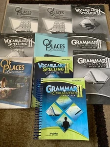 Abeka Academy Grade 8 Language Arts Answer Key plus 5th addition textbook - Picture 1 of 13