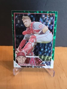 Serie Topps 2023/499 Max Stassi lámina de hielo verde Los Angeles Angels - Imagen 1 de 2