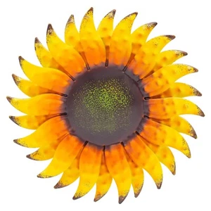 6x6 inches Sunflower Metal Flowers Wall Decor Metal Wall Art Decorations Hang... - Picture 1 of 7