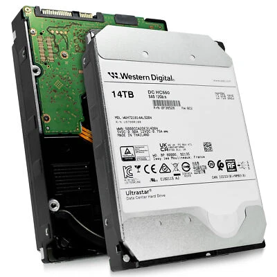 WD Ultrastar DC HC550 14TB 7.2K SAS 12Gb/s 3.5" HDD - WUH721814AL5204-0F38528 - Image 1 of 4