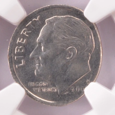 NGC 10c 2006-D Roosevelt Dime Elliptical Clip MS64 Cover