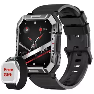 Military Smart Watch for Men (Answer/Make Calls)2.01'' Smart Watch for Android - Picture 1 of 10