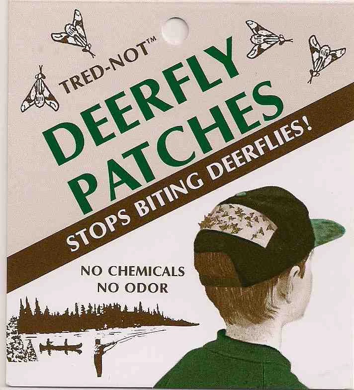 12 PK Deerfly Gnat Patches Trednot Deer Fly Gnat Patch Repellent Detex Leroy Mi