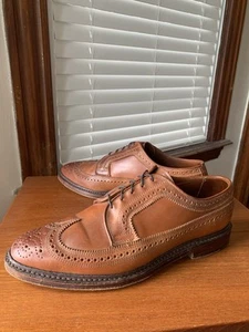 RAR | ALLEN EDMONDS 9E MACNEIL NATURAL SHELL CORDOVAN LONGWING SCHUHE 9 E  - Bild 1 von 23