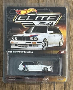 Hot Wheels Elite 64 1990 BMW 318i Touring E30 Wagon Touring , Free Shipping ! - Picture 1 of 2