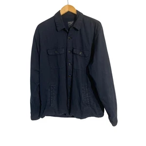 Abercrombie & Fitch utility jacket men’s size XXL navy lined insulated chore y2k - Picture 1 of 4