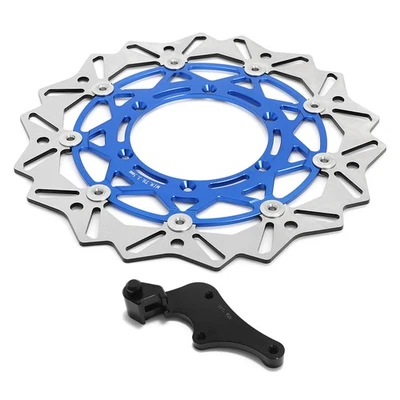 For Yamaha Oversize Brake Disc Rotor + Bracket WR250F WR450F YZ250F YZ450F YZ125 - Image 1 of 4
