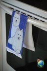 American Eskimo Kitchen Hand Towel