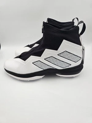 Adidas Nasty Torsion Team Football Cleats Black White GX1776 Size 13 - Image 1 of 4