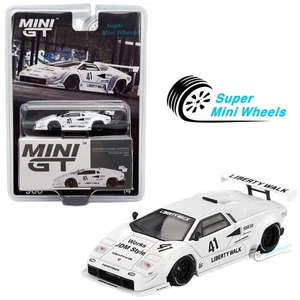 Mini GT 1:64 Lamborghini Countach LB-WORKS White 2024 Tokyo Auto Salon #966 - Picture 1 of 5