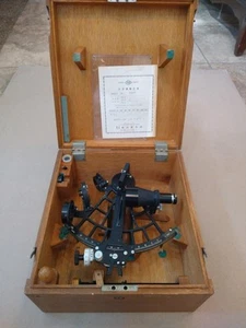 Vintage Takizawa Japanese Sextant w/ Box - Picture 1 of 14