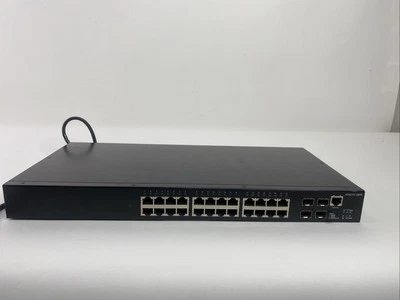 SMC GIGABIT ETHERNET SWITCH, AS4210-28PB, 24-PORTS, 10/100/1000 MBPS RJ 45-PORTS - Image 1 of 4