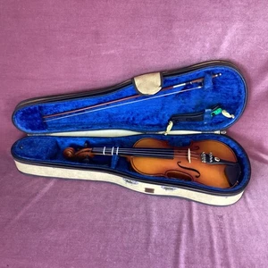 Dolfin Stradivarius Model No 2872 Violin in Case with Bow (13A) MO#8767 - Picture 1 of 21
