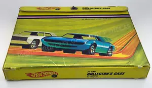 Hot Wheels Redline 24 CAR COLLECTORS RACE CASE Flat Yellow Nice !!! - Picture 1 of 5