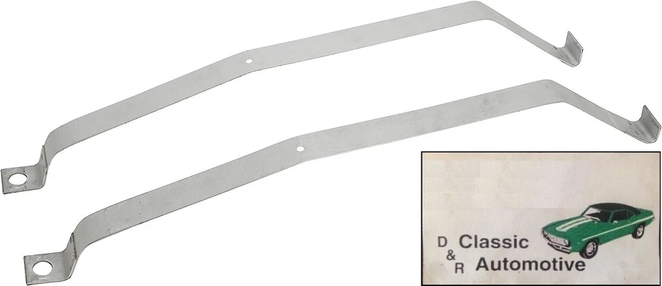 Fuel Tank Mounting Strap Pair 61-63 Ford Thunderbird Gas Tank Straps — 第 1/1 张图片