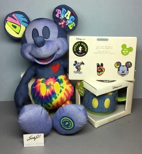 Disney MICKEY MEMORIES COLLECTION (JUNE-1960s) Plush, Mug & Pin Set/LTD ED (NEW) - Picture 1 of 9