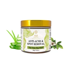 Khadi Essentials Tea Tree Clay Face Mask, for Women & Men, 100gm - Picture 1 of 3