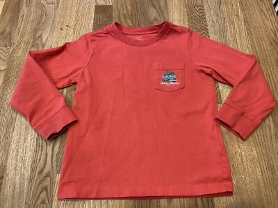 Vineyard Vines Merry Christmas Tree Van Long Sleeve Shirt Size 4T Toddler - Image 1 of 4