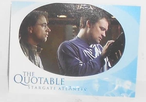 STARGATE ATLANTIS - QUOTABLE INSERT #Q5 - Picture 1 of 1