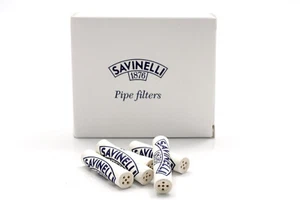 NEW !! 35 × SAVINELLI 9MM ACTIVATED CHARCOAL PIPE FILTER ** MINIBOX ** - Picture 1 of 1