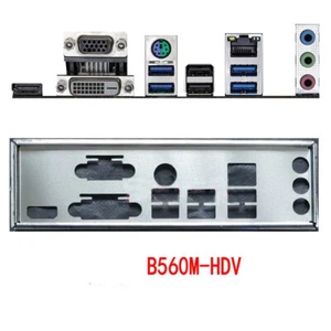 For ASRock B560M-HDV I/O Shield Back Plate BackPlate Blende Bracket - Picture 1 of 1