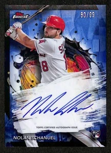 Nolan Schanuel 60/99 2024 Topps Finest Finest Autographed Auto Los Angeles - Picture 1 of 2