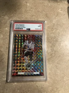 2024 MOSAIC JOE BURROW TESSELLATION NO 39 PSA MINT 9 SN 08/15! - Picture 1 of 2