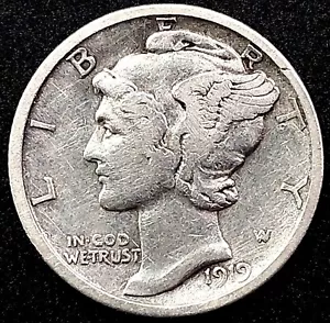 1919 S Mercury Dime! - Picture 1 of 4
