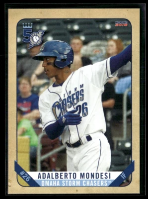Adalberto Mondesi 2018 Omaha Storm Chasers Team Set - Image 1 of 2