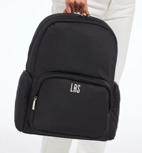 Mark and Graham Terminal 1 Travel Laptop Backpack Black & Nubuck Leather NWT - Picture 1 of 6