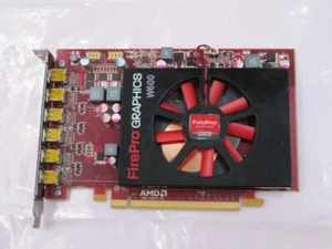 AMD FirePro W600 PCIe x16 3.0 6x Mini DisplayPort Card 2GB GDDR5 - Picture 1 of 3
