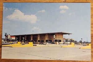 Tarjeta postal Beginning Toll Road Hammond Indiana IN PC 1950 plasticromo sin usar - Imagen 1 de 1