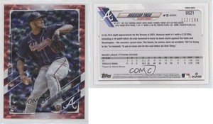 2021 Topps Update Red Foil /199 Huascar Ynoa #US21 Rookie RC