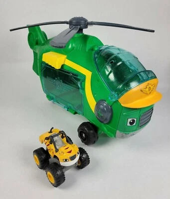 Fisher Price Blaze & the Monster Machines Swoops the Helicopter & Stripes Tiger Foto 1 de 4