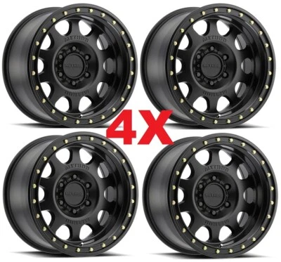 17 METHOD VEX WHEELS RIMS BLACK MR305 F-150 F150 MR31178516500 - Image 1 of 4
