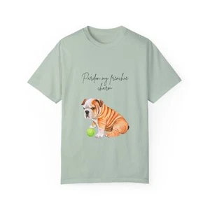 Cute Bulldog Graphic T-Shirt, Funny Dog Lover Tee, Frenchie mom shirt - Picture 1 of 37
