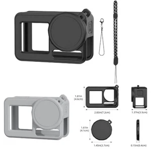 Funda Silicona Carcasa Accesorios para DJI ACTION 5 PRO Objetivo Cámara Funda Protectora - Imagen 1 de 6